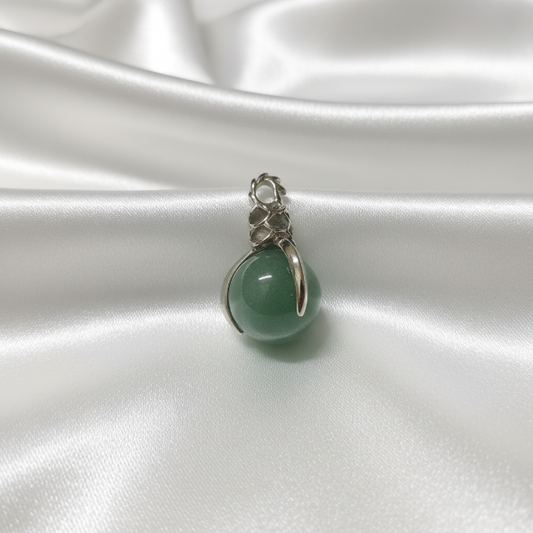 Natural Green Jade pendant for healing and prosperity