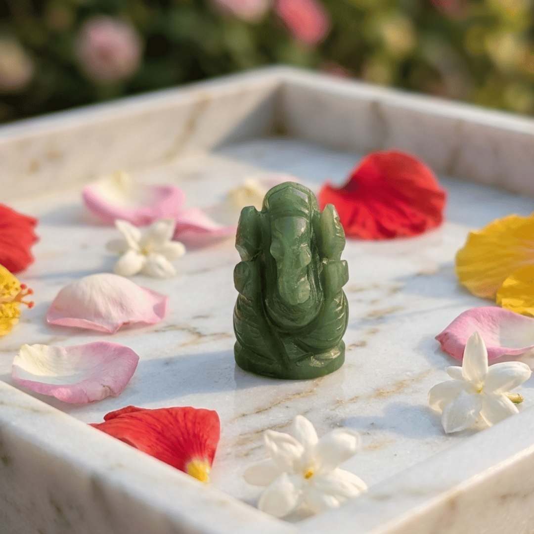Crystal Ganesha Idol – Choose Your Healing Crystal