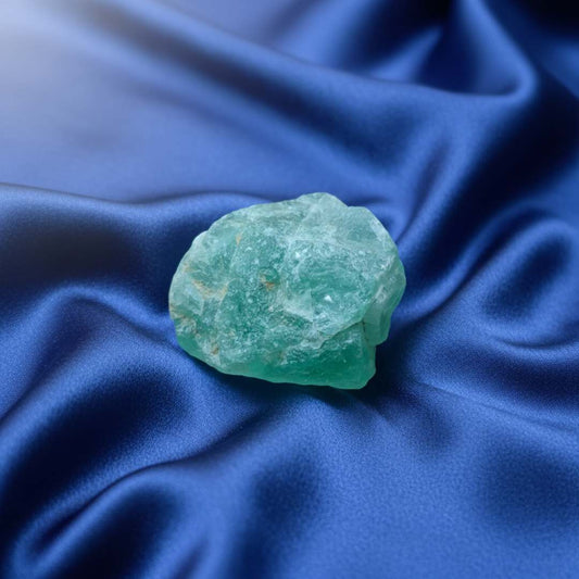 Natural Green Fluorite Piece – Clarity, Focus & Aura Cleansing Crystal