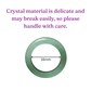 Natural Green Jade Crystal Ring – Good Luck, Prosperity, Healing & Emotional Balance