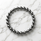 hematite bracelet for grounding and protection