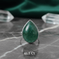 Kiwi Quartz ring for emotional balance and positive energy