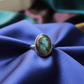 Healing Labradorite ring for positivity and aura cleansing