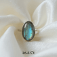 Labradorite 925 Sterling Silver Ring – Stone of Magic & Transformation