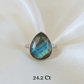 Labradorite 925 Sterling Silver Ring – Stone of Magic & Transformation