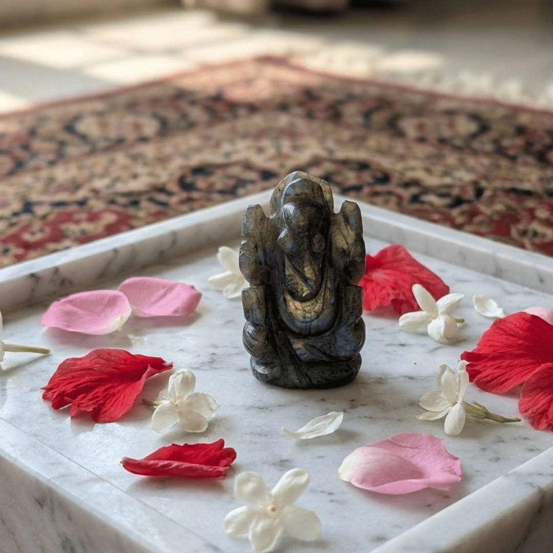 Crystal Ganesha Idol – Choose Your Healing Crystal