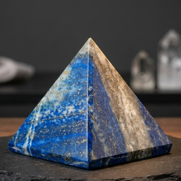 lapis lazuli pyramid for wisdom and clarity