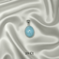 Healing Larimar pendant for clarity, peace, and harmony