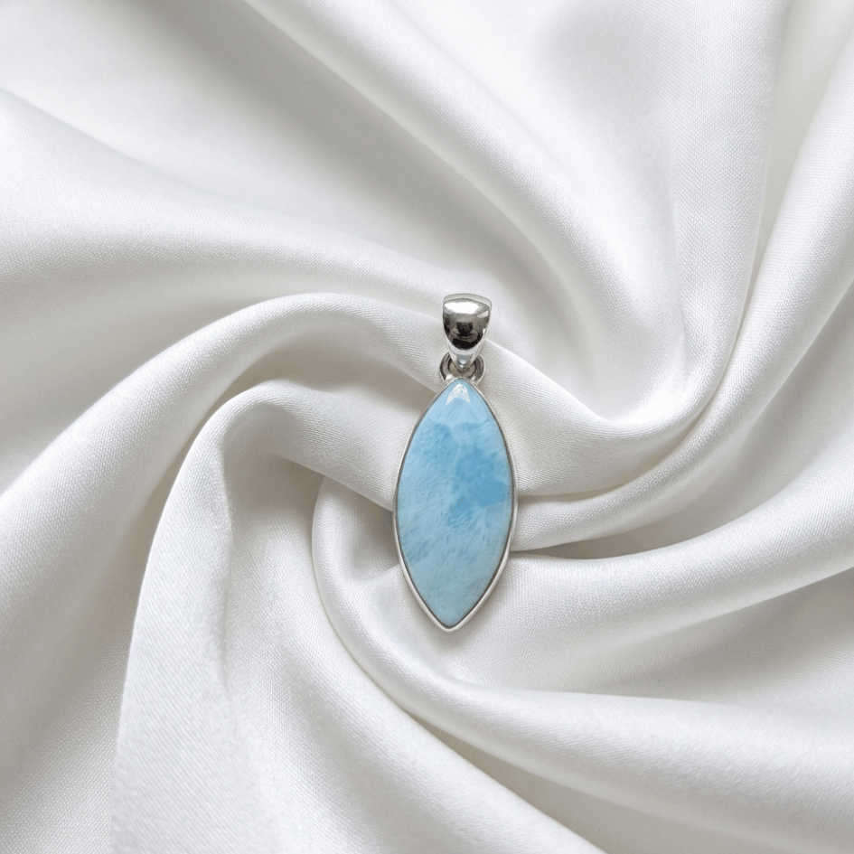 authentic blue lace agate stone for calming vibes