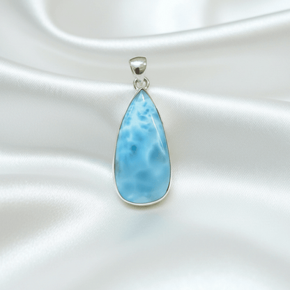 larimar pendant for calm and soothing energy