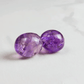Lavender Amethyst Crystal Tumbles Set of 2 for Calm & Intuition