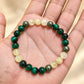 Leo (सिंह) Abundance Bracelet for 2027 | Green Tiger Eye, Lemon Quartz and Pyrite