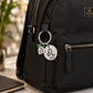 The Leo Keychain Zodiac - Strength Charm with Green Corundum