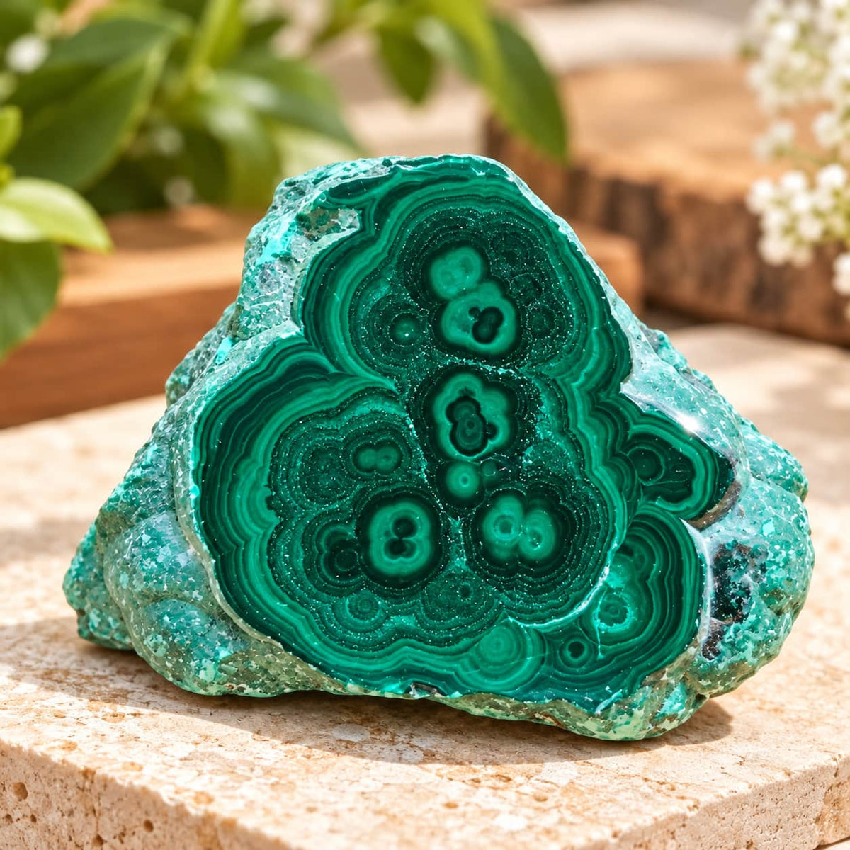 Malachite Natural Raw Piece | Transformation, Heart Chakra and Spiritual Protection