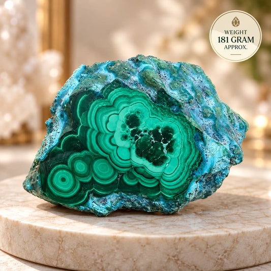 Malachite Natural Raw Piece | Transformation, Heart Chakra and Spiritual Protection