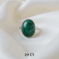 Malachite 925 Sterling Silver Ring – Stone of Transformation & Protection