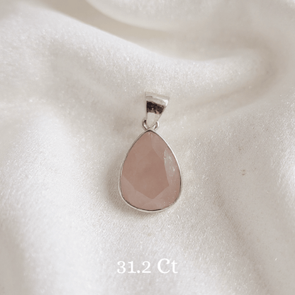 Morganite pendant – Stone of Love, Compassion & Emotional Healing