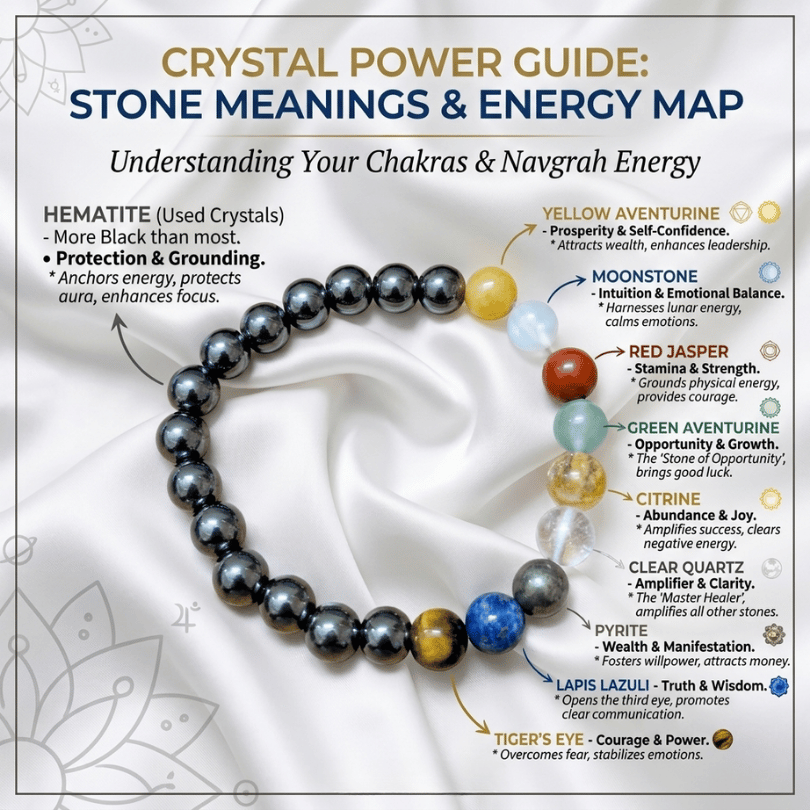 Navgraha Harmony Bracelet for Planetary Balance & Protection