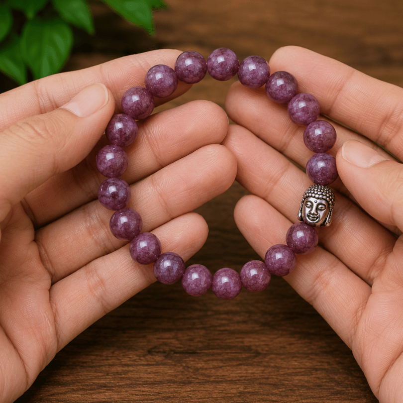 Pink Tourmaline Bracelet For Releasing Stress-(10mm)