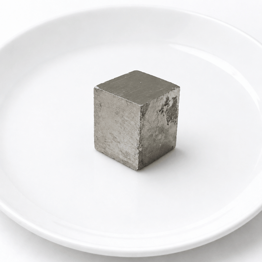 Natural Pyrite Cube - Wealth Energy & Negative Energy Shield