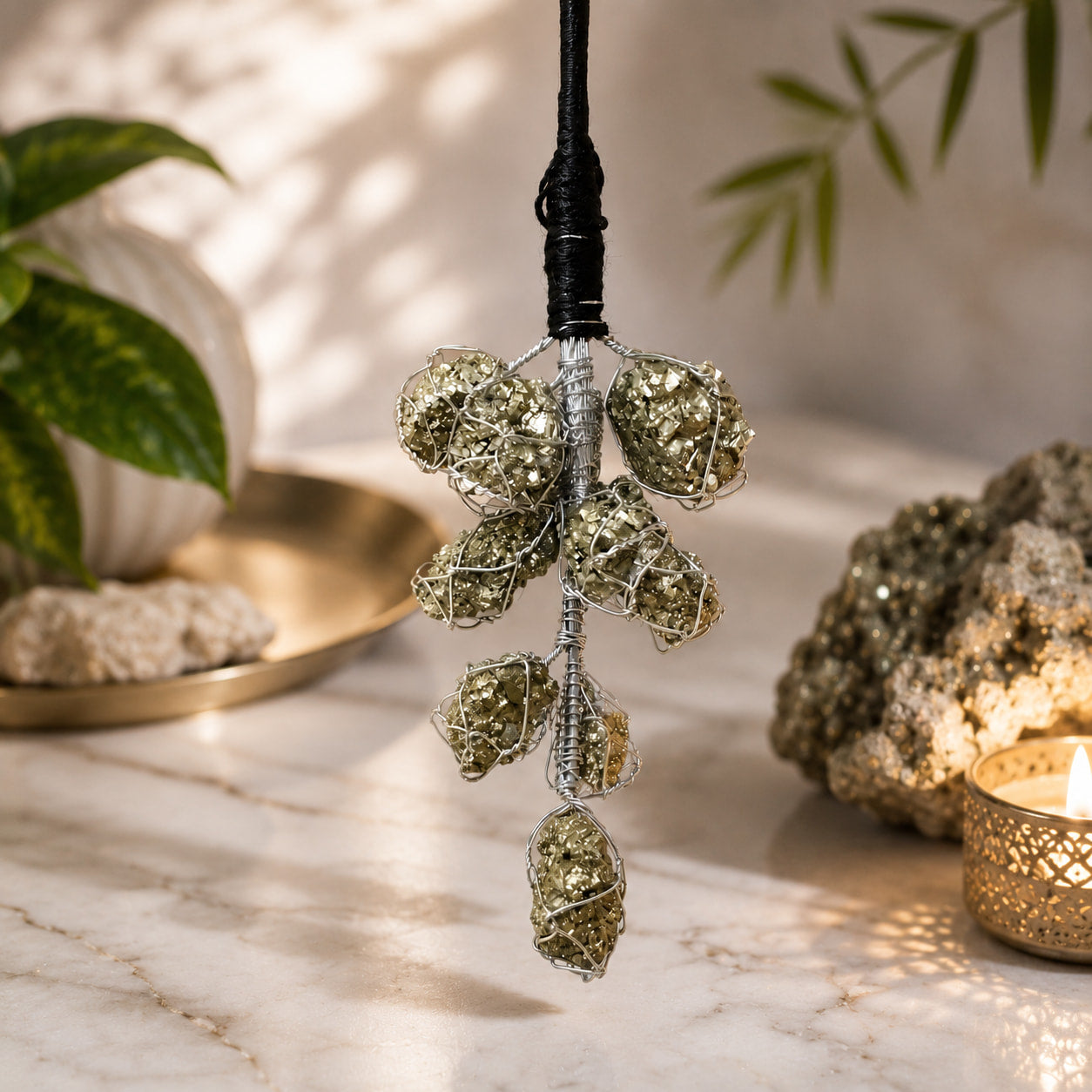 Pyrite Wealth Hanging