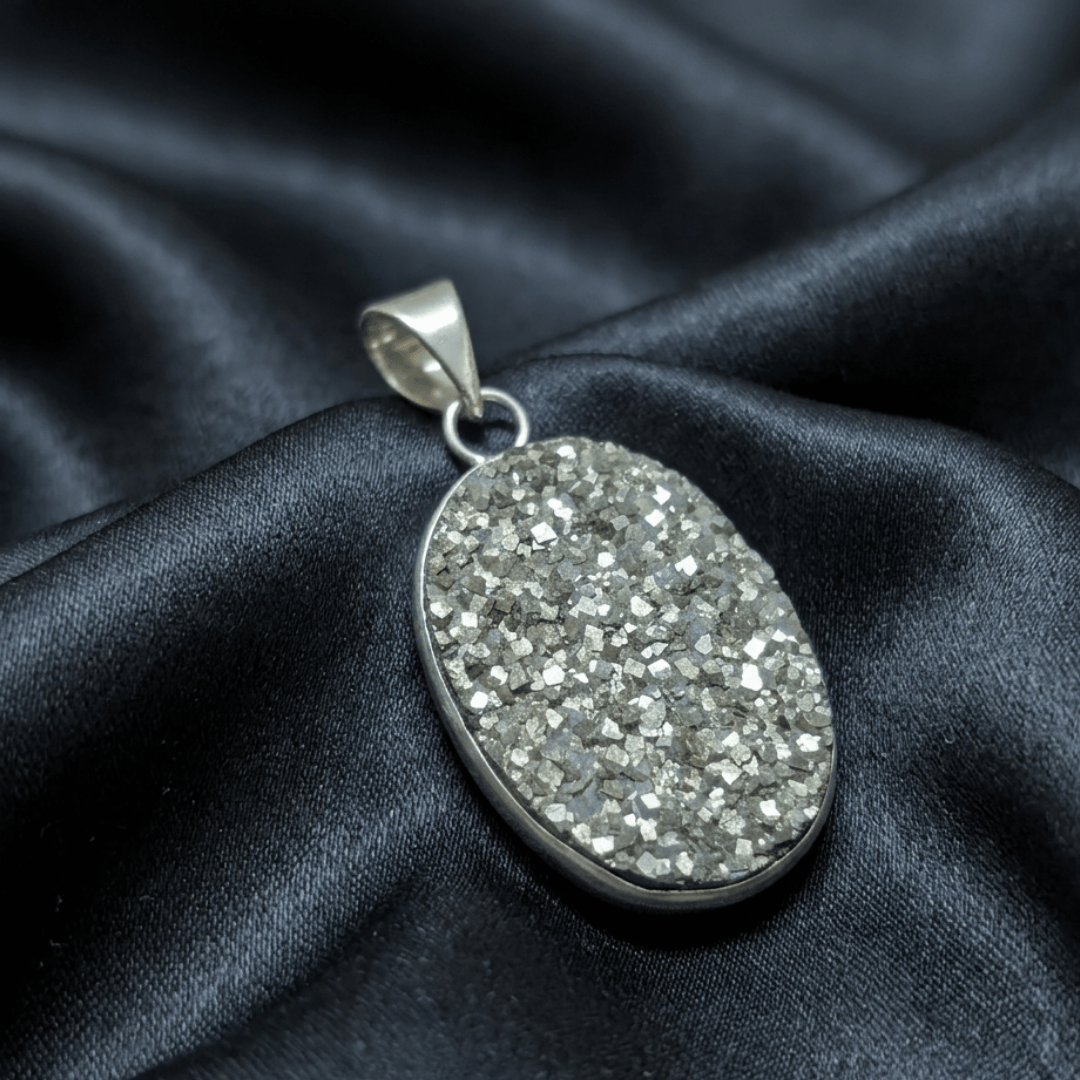 Pyrite Raw Pendant For Manifestation