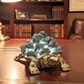 Pyrite Turtle Lamp with USB Connector – Wealth, Protection & Prosperity Crystal Lamp
