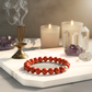 Natural Red Jasper gemstone bracelet for energy and courage