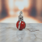 Red jasper Turtle Pendant For Strength & Vitality