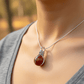 Red jasper Turtle Pendant For Strength & Vitality