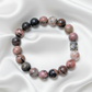 Authentic Rhodonite gemstone bracelet for harmony and confidence