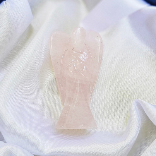 Rose quartz Angel For Unconditional Love (2 Inch)