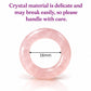 Rose Quartz Crystal Ring For Love, Self-Love & Heart Chakra