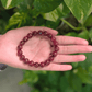Ruby diamond cut bracelet for love and passion