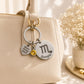 The Scorpio Keychain Zodiac Luck Charm with Yellow Stone