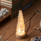 healing selenite stone lamp for clarity and balance