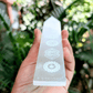 natural selenite crystal stick for energy purification