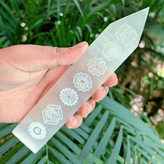 Selenite Stick for Purification – Cleanse Energy, Aura & Space with Divine White Light