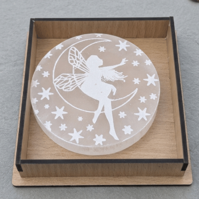 selenite plate for cleansing and clarity