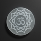 Natural Selenite crystal plate for energy clearing and meditation