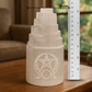 Selenite Lamp For Bedside or Work Table
