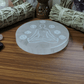 Selenite Export Quality Plate (10 cm) For Crystals Recharge