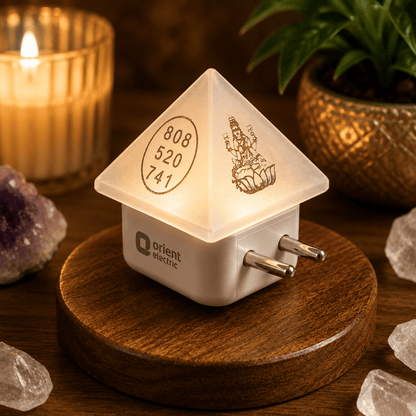 authentic selenite lamp for soothing atmosphere