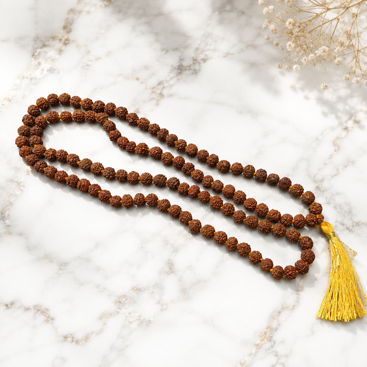 Rudraksha Mala | 109 Beads | Meditation, Protection and Spiritual Awakening