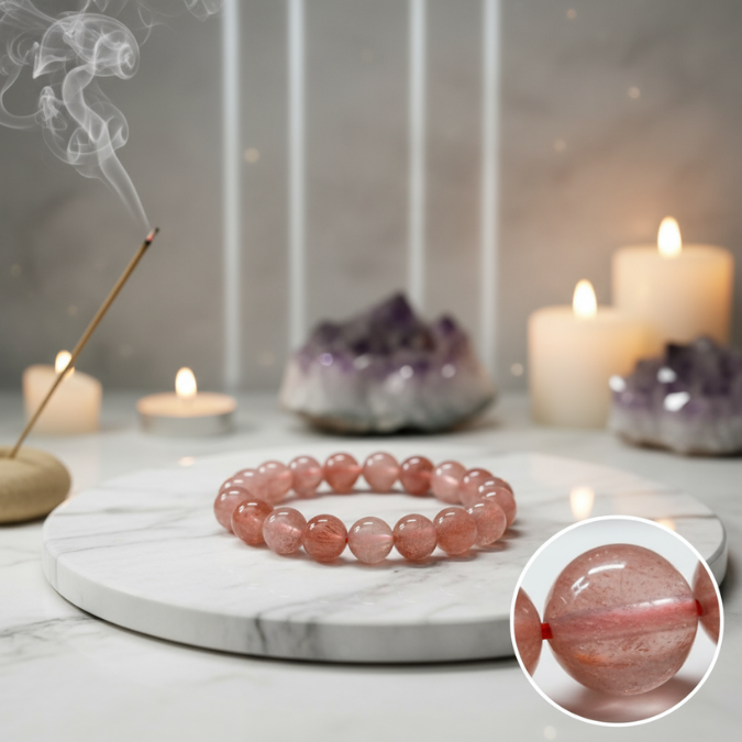Healing Sunstone bracelet for optimism and personal growth
