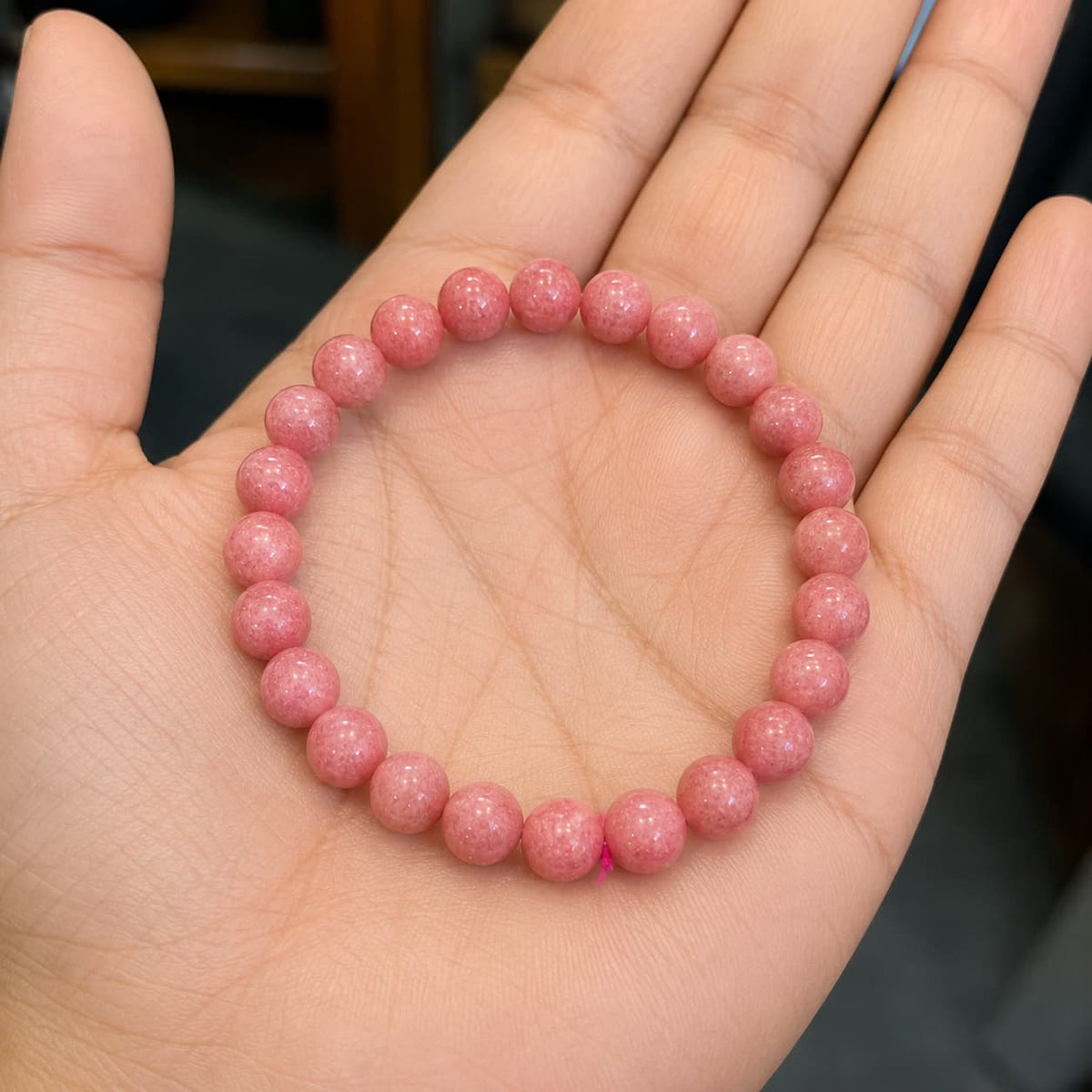 thulite healing bracelet for self love, confidence and emotional wellness
