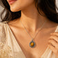 925 Sterling Silver Tiger Eye Pendant For Courage, Confidence & Protection