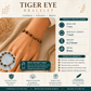 Tiger Eye Bracelet in Brass for Confidence, Protection & Success