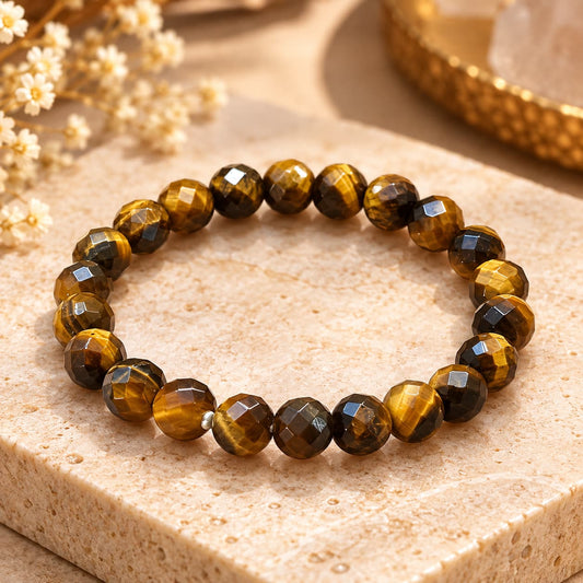 Tiger Eye Bracelet For Willpower & Protection