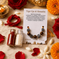 Tiger Eye & Hematite Crystal Rakhi for Courage, Wealth & Protection